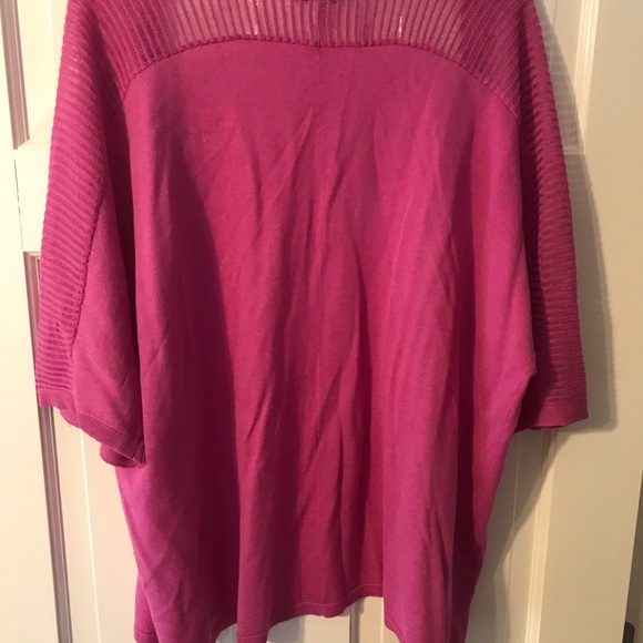 Coldwater Creek Pink Coverlet 1X - Picture 2 of 5